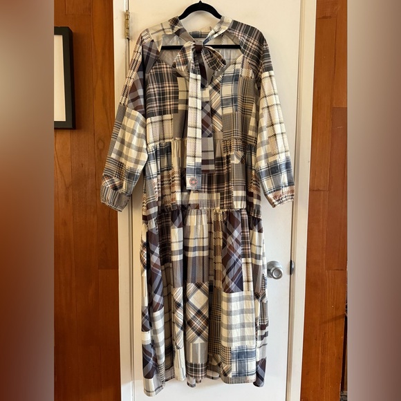 Anthropologie Damson Madder Patchwork Maxi Dress - Picture 3 of 8